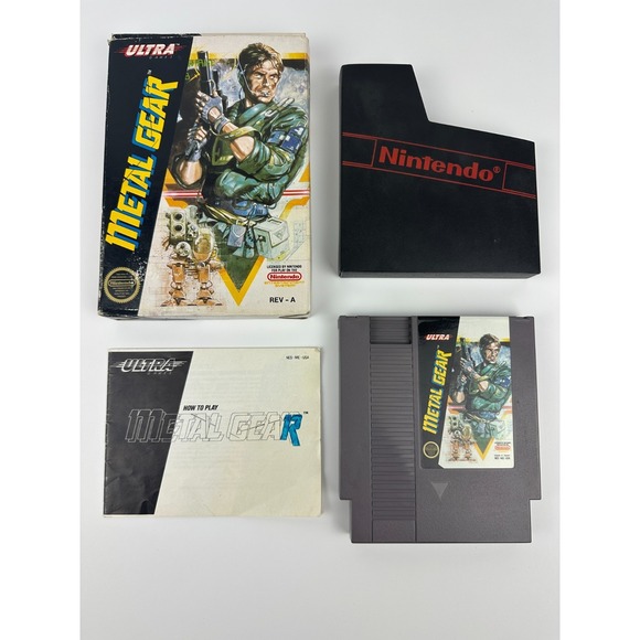 Other - Metal Gear Nintendo NES Complete in Box CIB Tested Working
